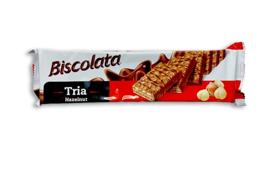 Biscolata Tria Hazelnut Wafer 100g