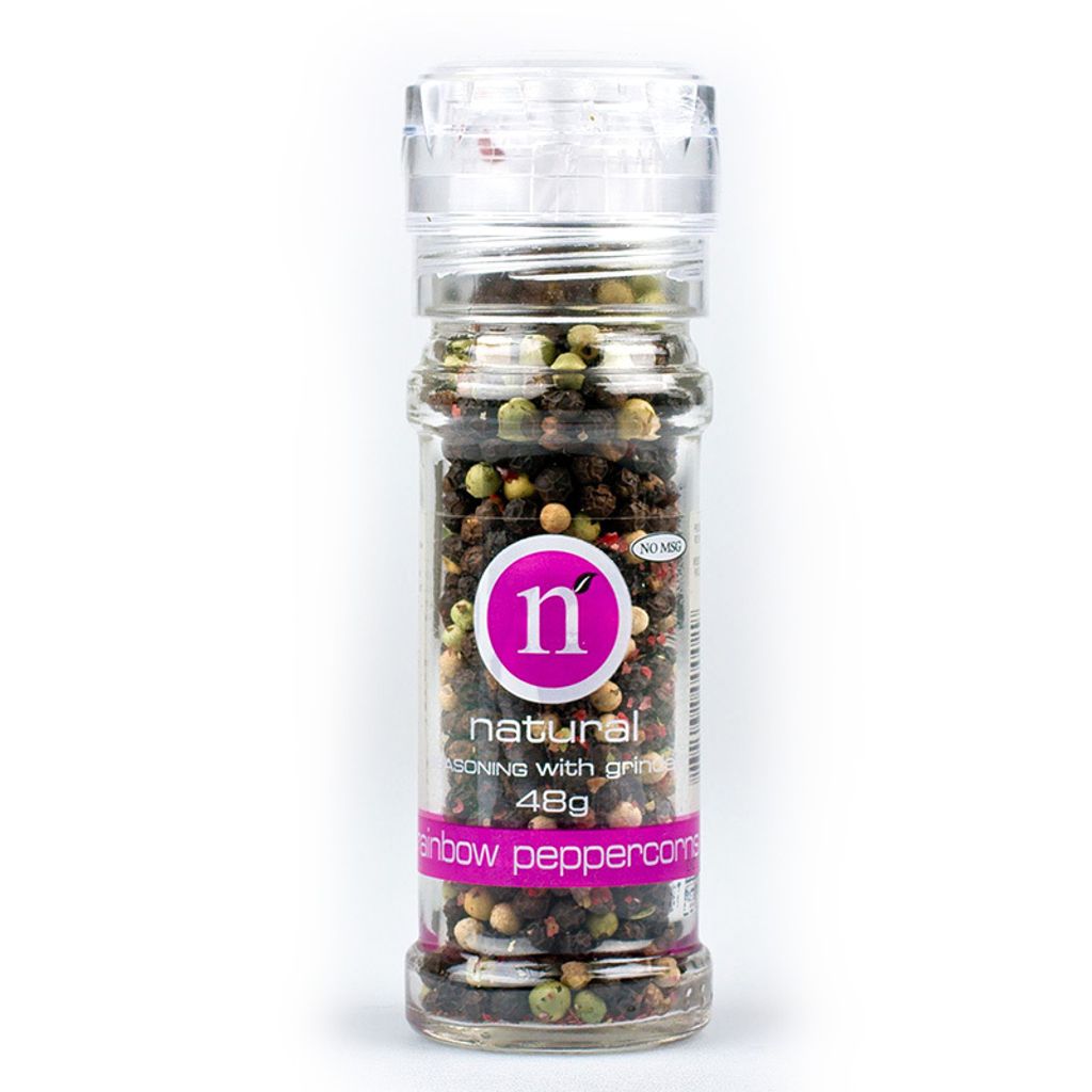 NATURAL RAINBOW PEPPER GRINDER
