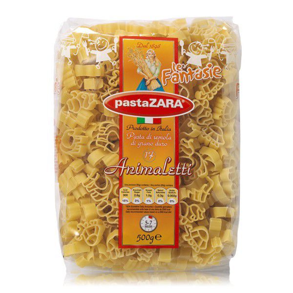 Zara 意大利面Animaletti 500g