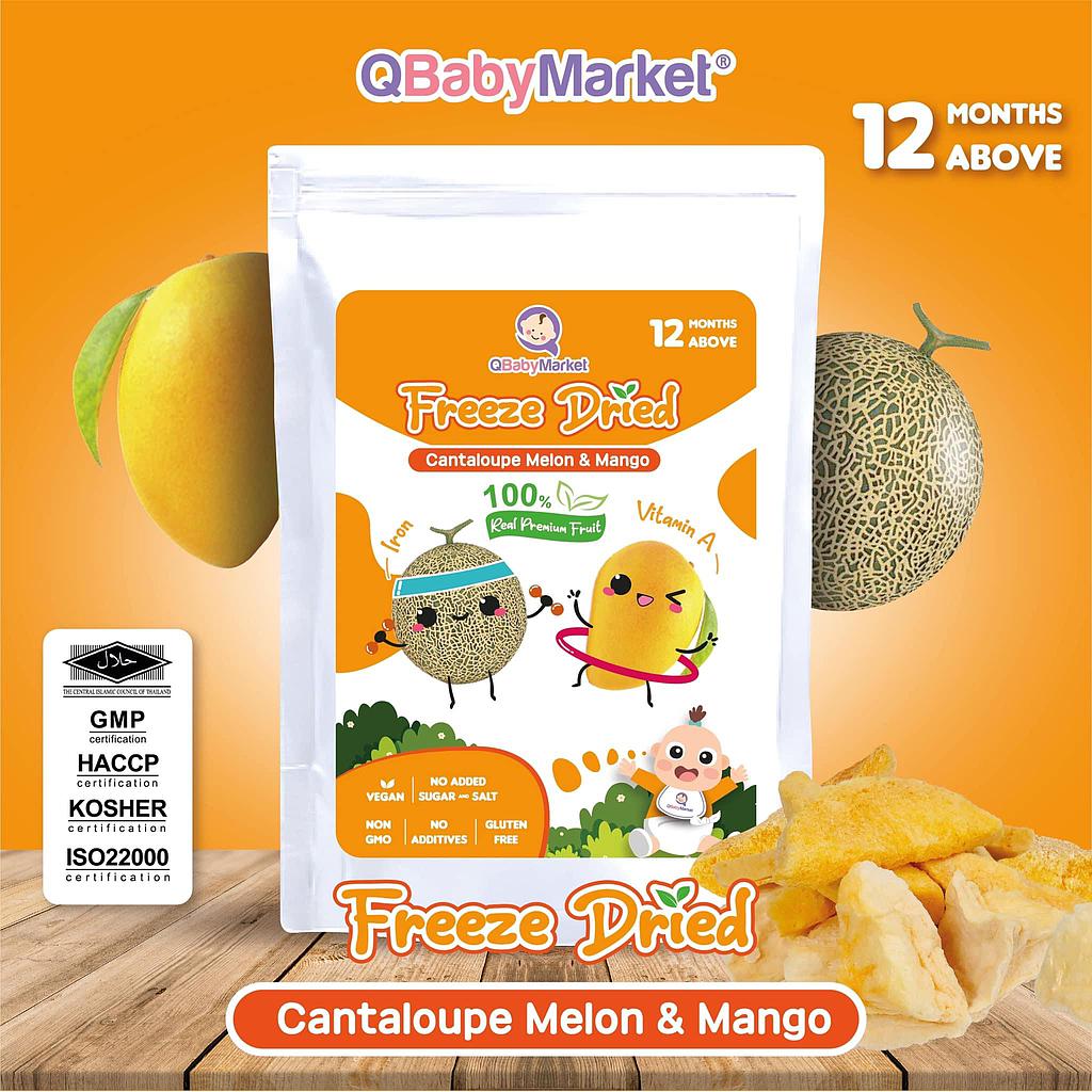 Q Baby Dried Cantaloupe Melon &amp; Mango 20g