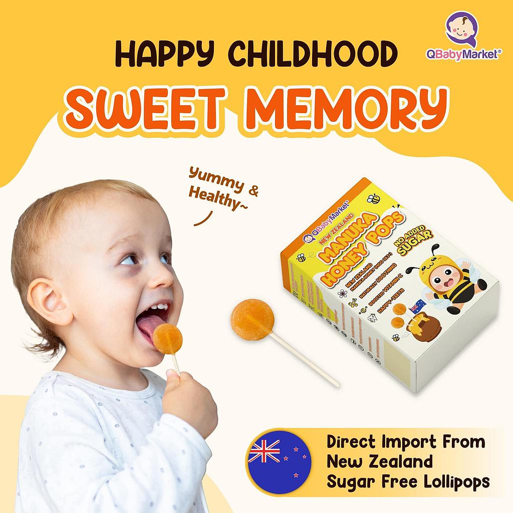 Q Baby New Zealand Manuka Pops 8pops