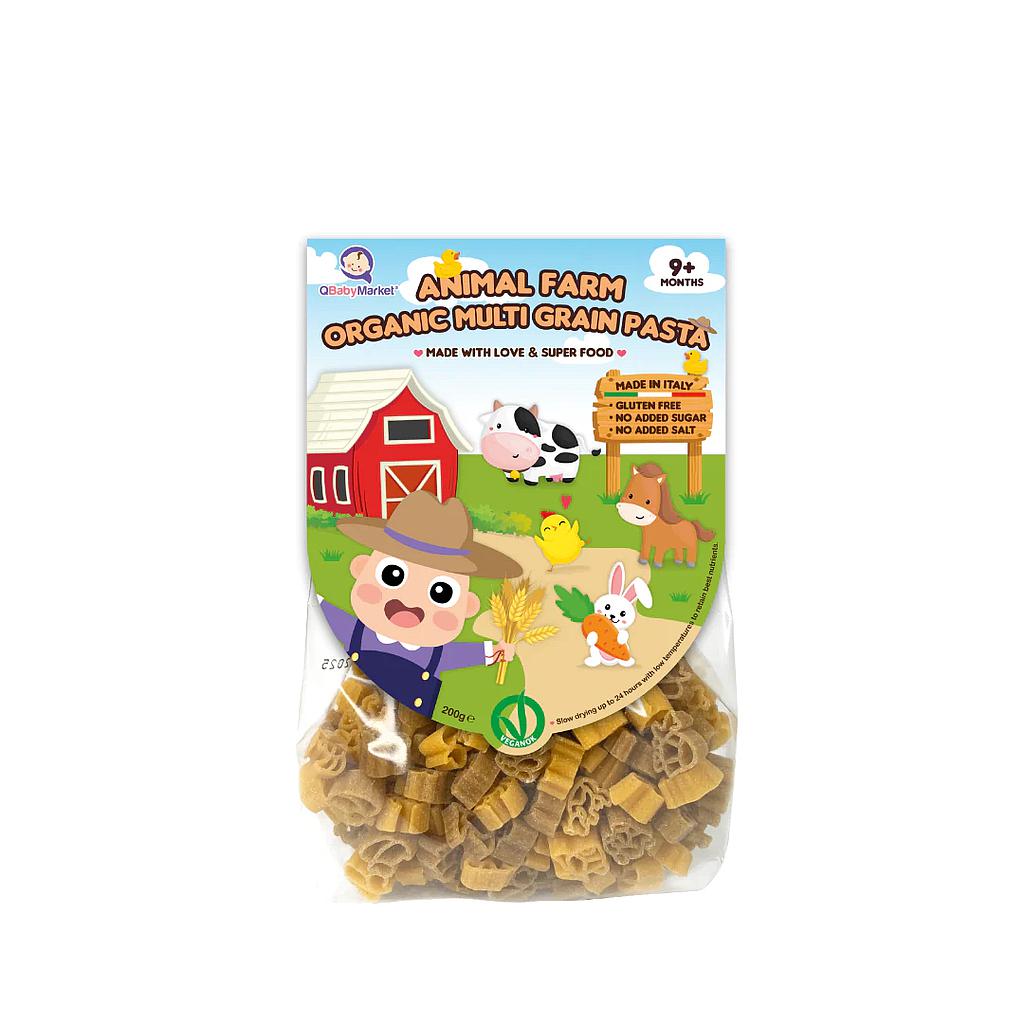 Q Baby Animal Farm Organic Multi Grain Pasta