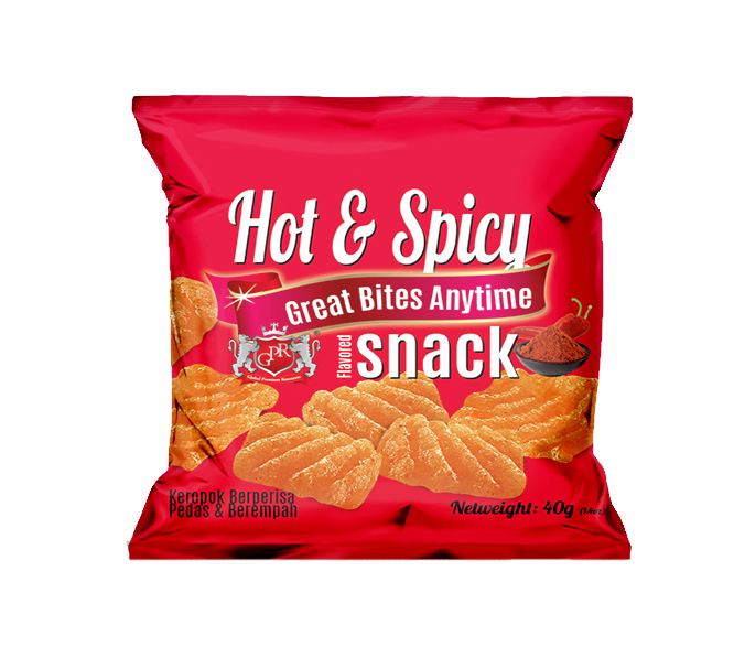 GPR Hot &amp; Spicy Snack Miaow 40g 060